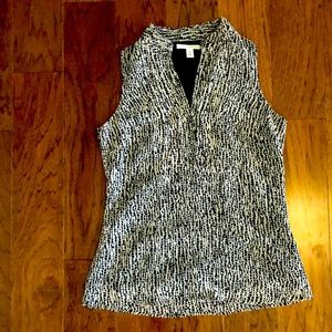 Banana Republic sleeveless shell 4 petite